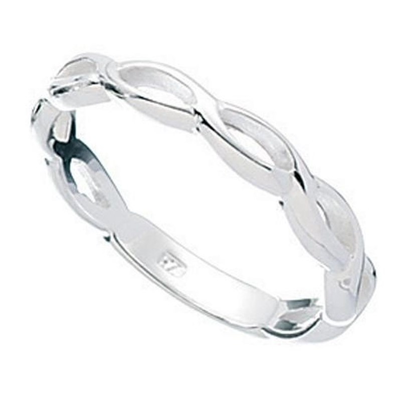 Bague anneau en argent 925/1000