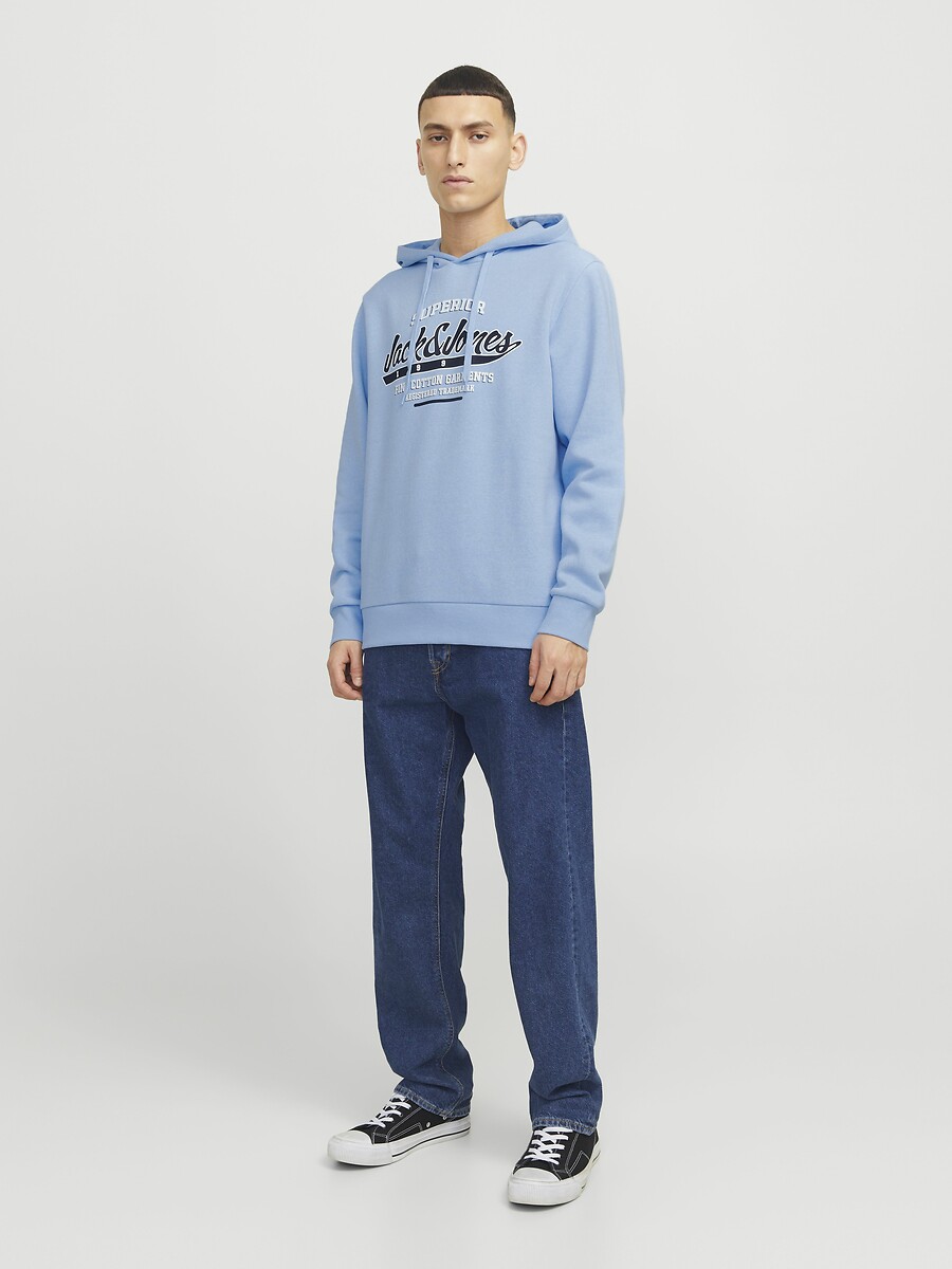 JACK & JONES<br>Moletom reto com logo