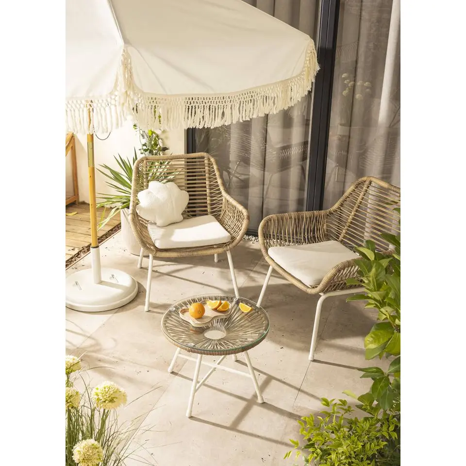 Bijzettafel Grand - zand - 36xØ60 cm