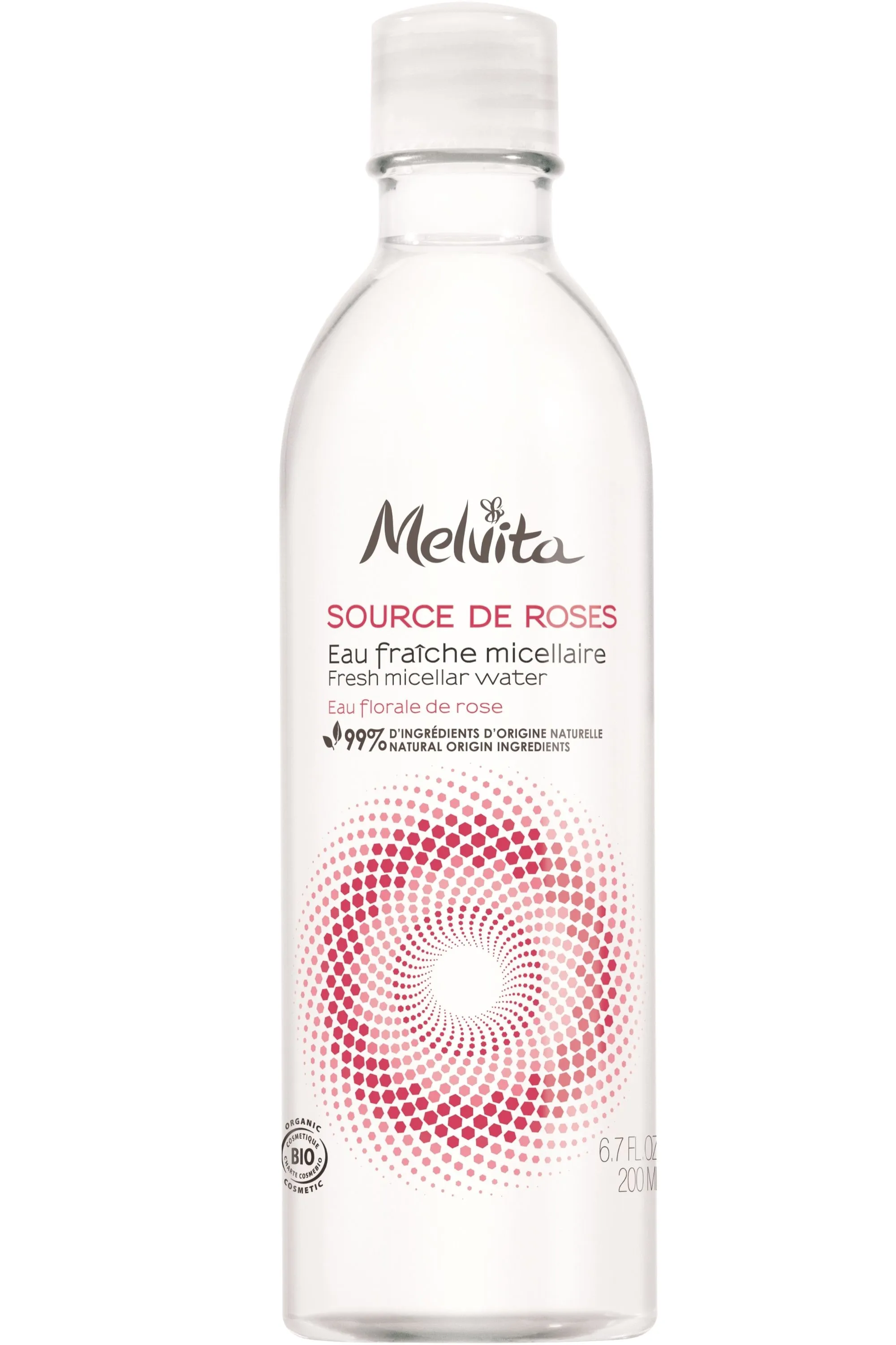 Melvita Eau fraîche micellaire Source de Roses-200 ml