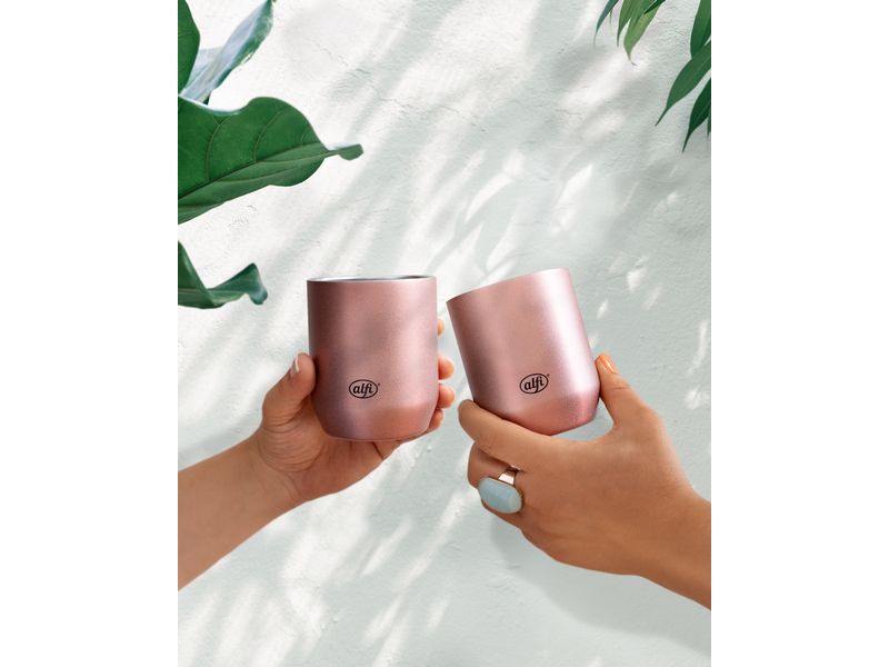 Alfi Thermobecher City 280 ml, Rosa Thermobecher aus Edelstahl