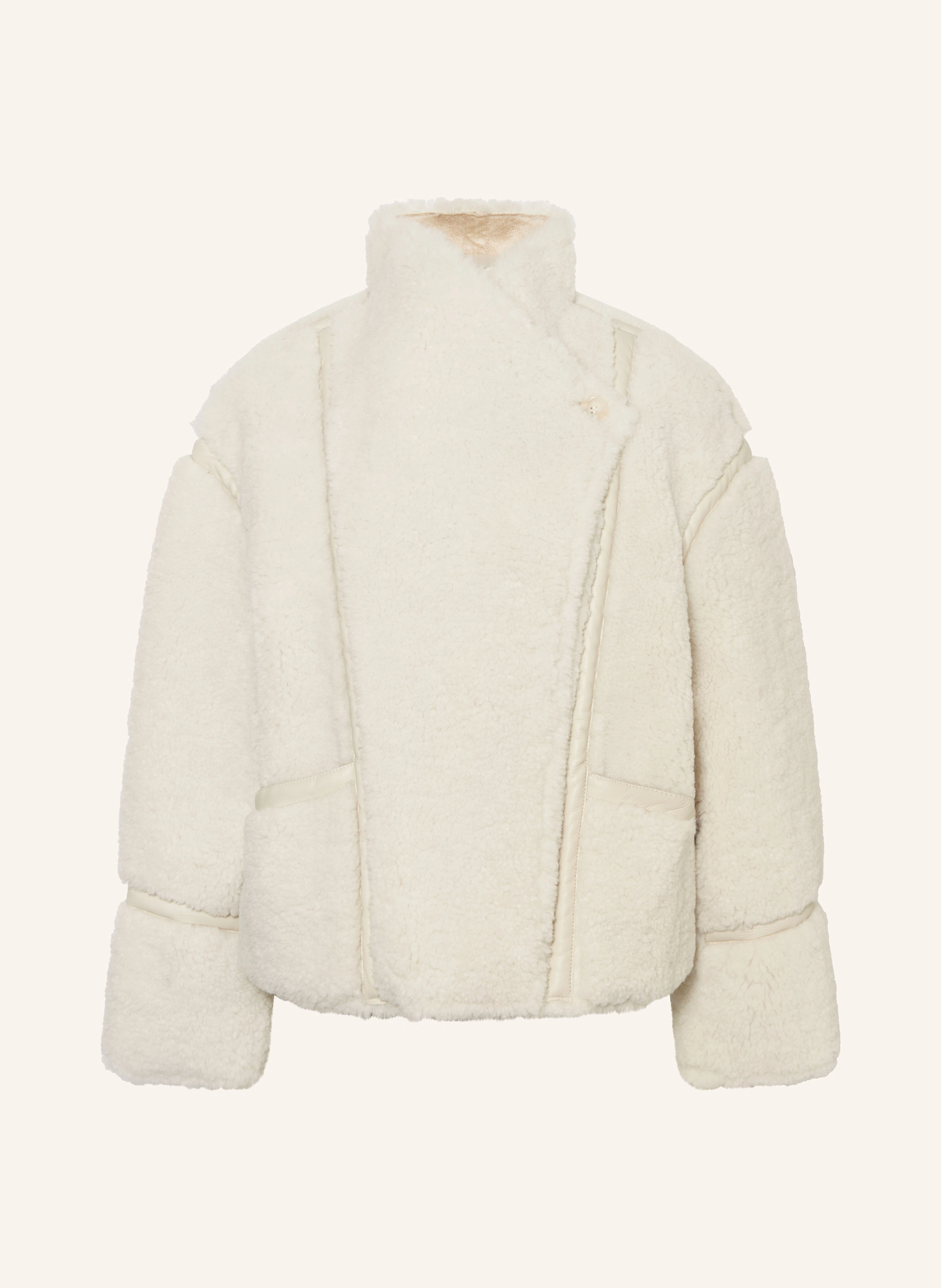 maje Teddyfell-Jacke