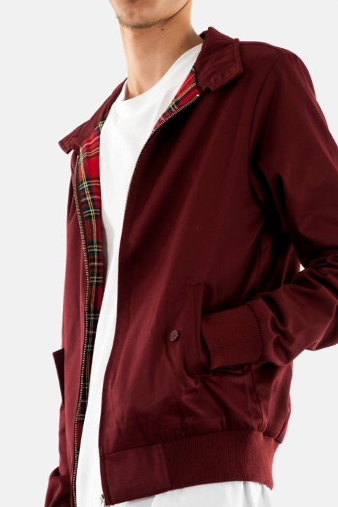 Blousons et vestes harrington original burgundy