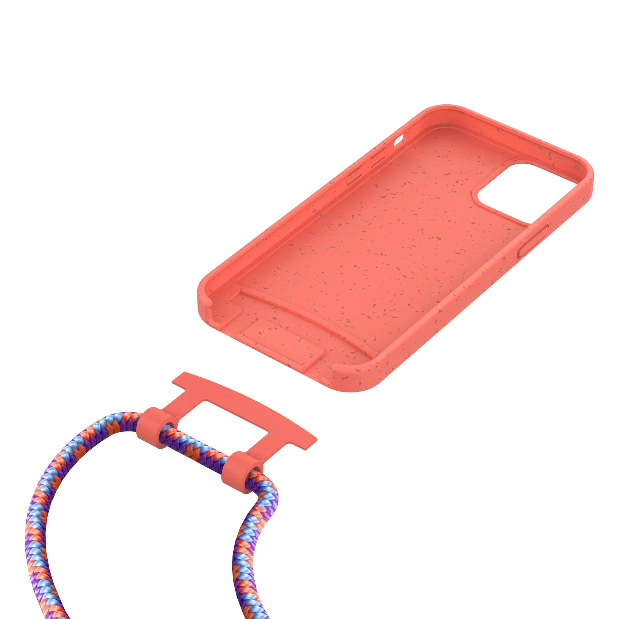 Lotta Power DIVERS SoftCase Bio Handy-Kette iPhone 12/12 Pro Coral/Rose