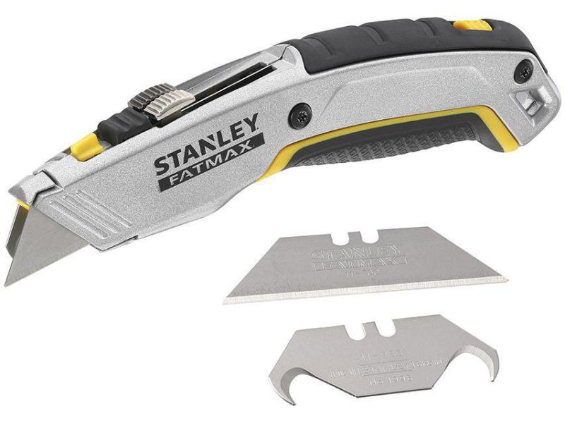 Stanley Fatmax Messer Fatmax Pro 2-in-1 19 mm Robustes Messer mit zwei einziehbaren Klingen
