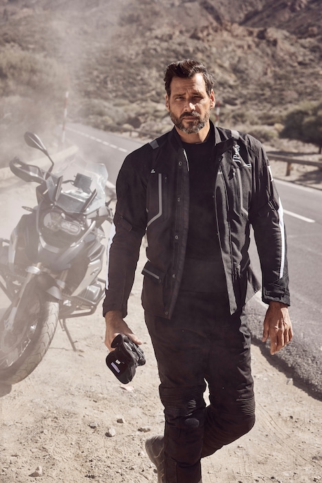 Motorrad-Jacke, Soft Protektoren, Reflex Einsätze