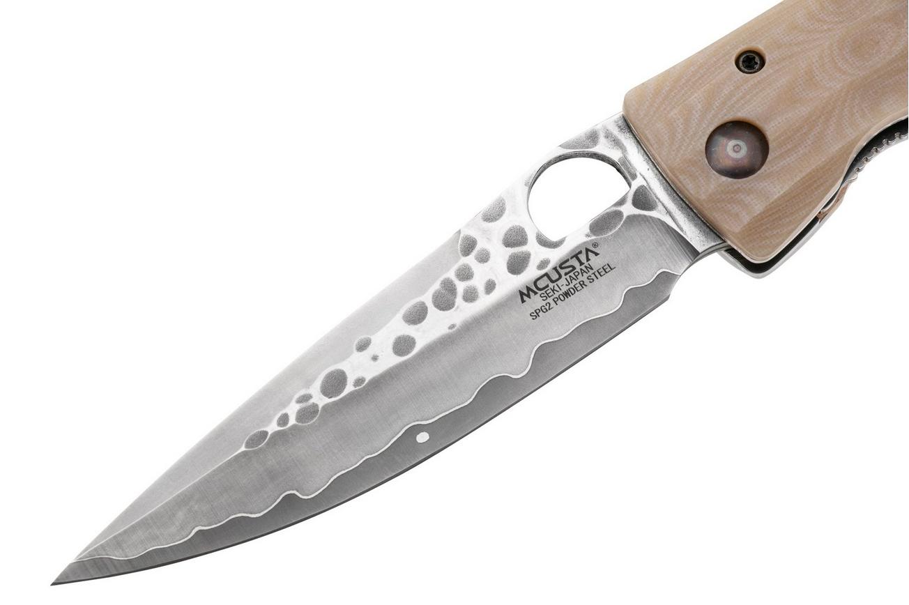 Mcusta MC-0185G Sengoku Uesugi Kenshin SPG2, white micarta, herenmes