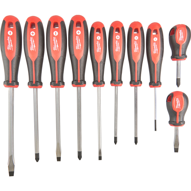 Milwaukee Tri-lobe schroevendraaierset 10-delig
