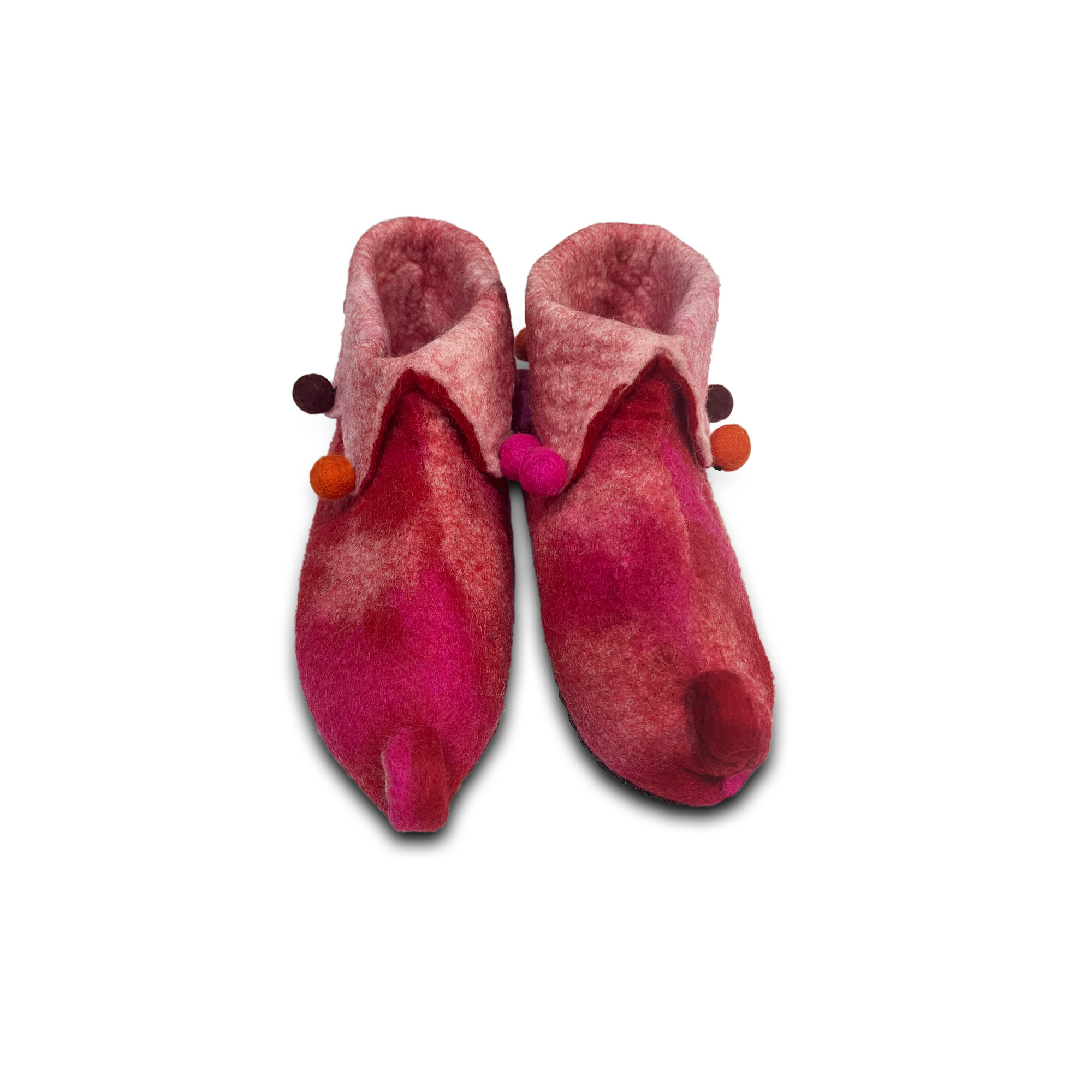 Harlekin-Pantoffeln 'Batik' rot, in 3 Größen günstig bestellen