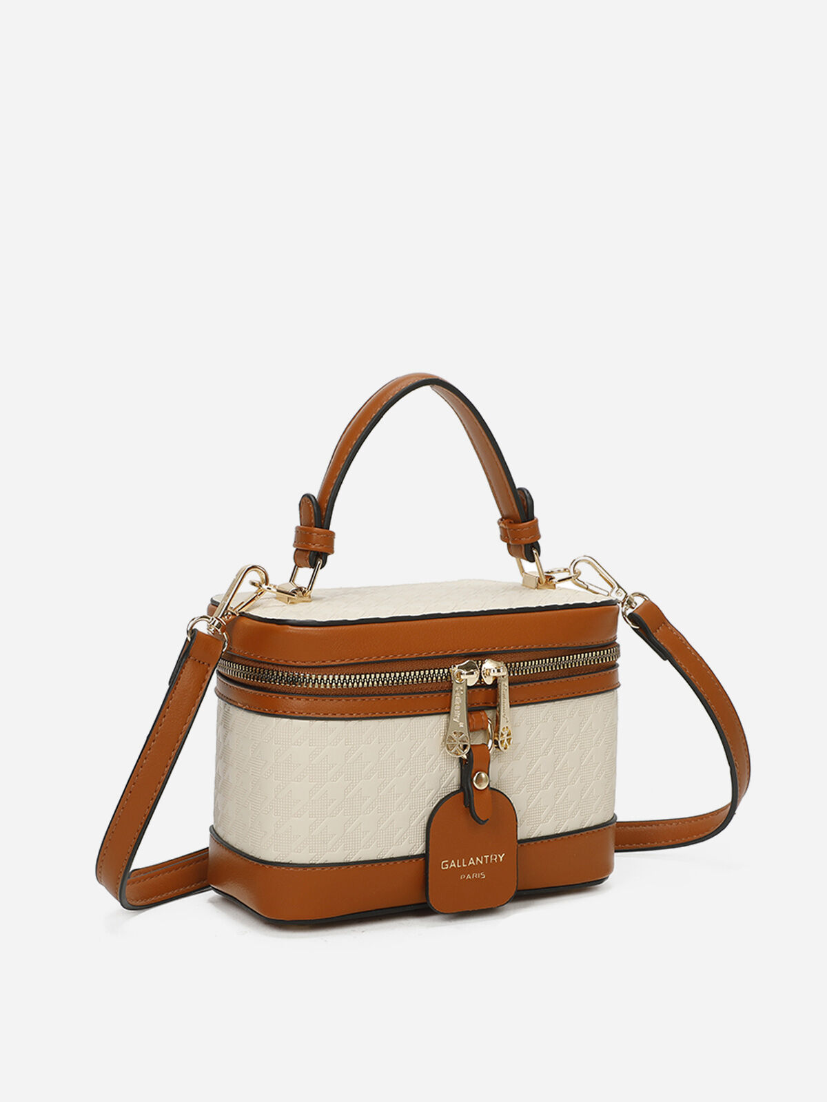 Petit sac vanity bi-matières- beige_et_marron