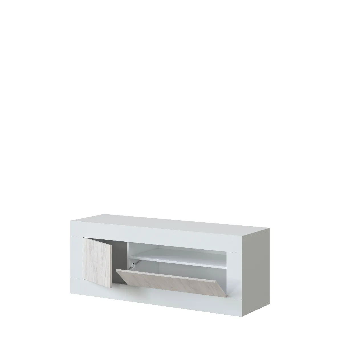 Alter Meuble TV chêne et blanc