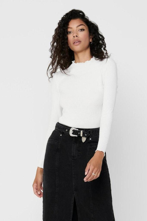Only witte dames t-shirt