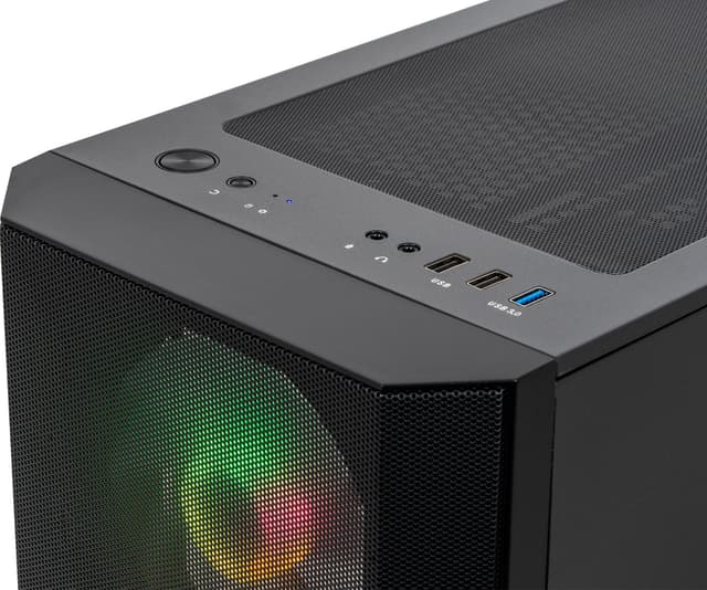 PCSpecialist Core 210 i5-14/16/1TB/3050 stationær gaming computer