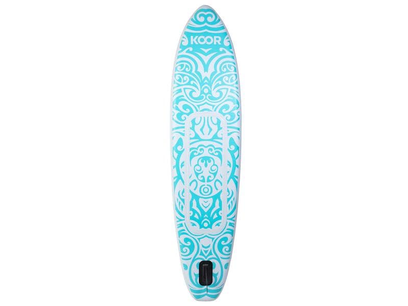 KOOR SUP Board Nuusa Allround 10'6 Doppelkammersystem Grossvolumiges, standsicheres Allround Stand-up-Paddling-Board mit Doppelkammersystem