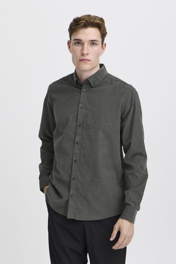 Casual Friday CFANTON LS BD baby corduroy shirt Dark shadow