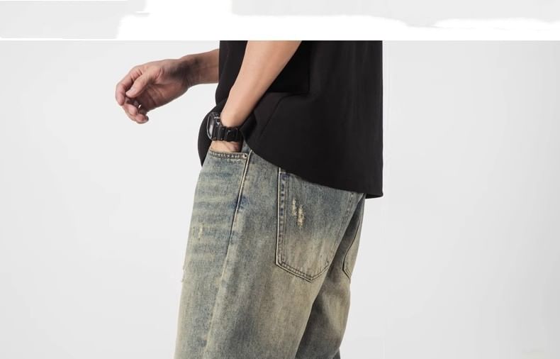 Savenne - Mid Rise Washed Denim Shorts