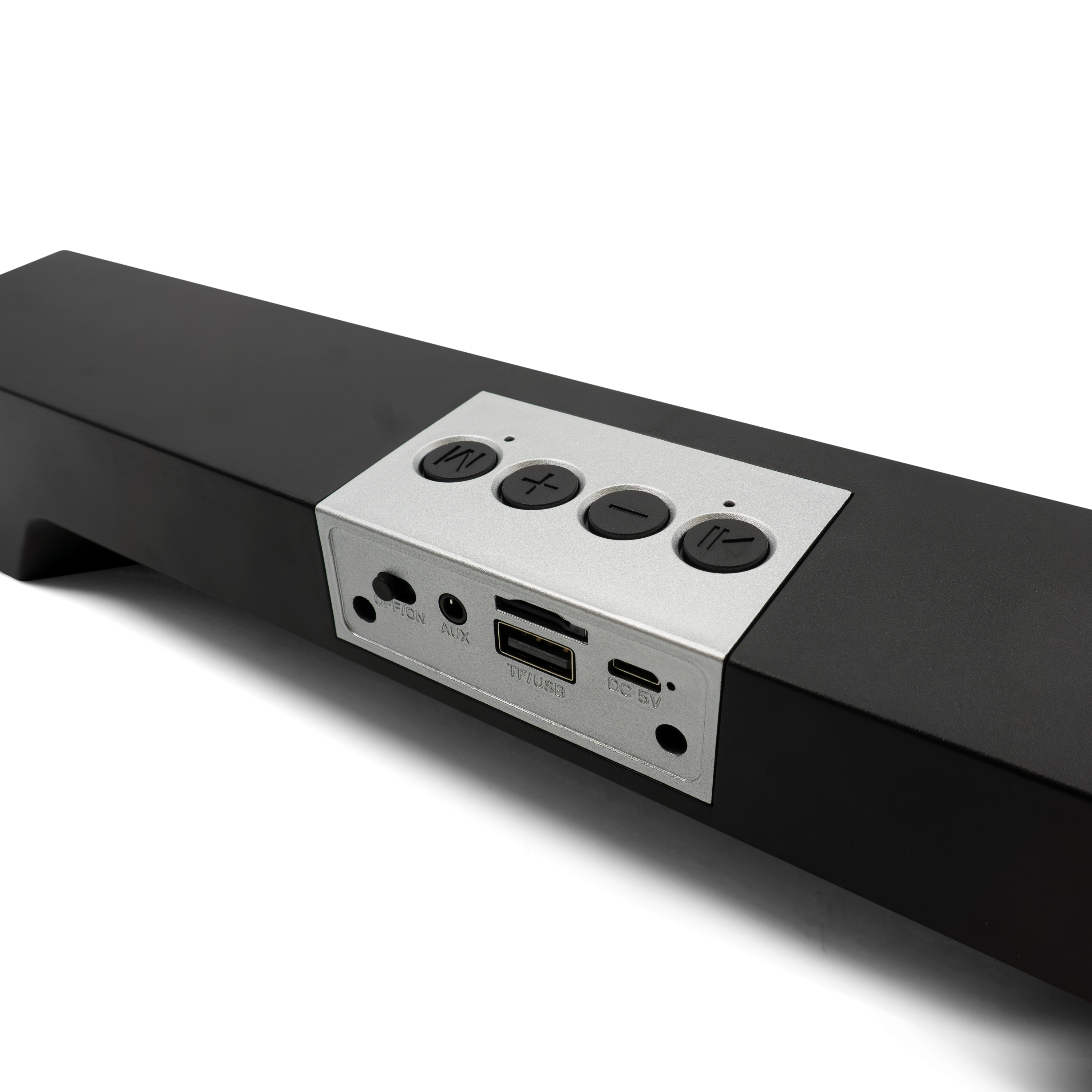 (10W) Bluetooth Stereo Smart Soundbar Heimkino TV Lautsprecher mit USB / Aux-In / Micro SD Karte - Schwarz