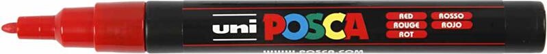 Posca Tusch - Nr. Pc-3M - Tykkelse 0,9-1,3 MM - 12 Farver