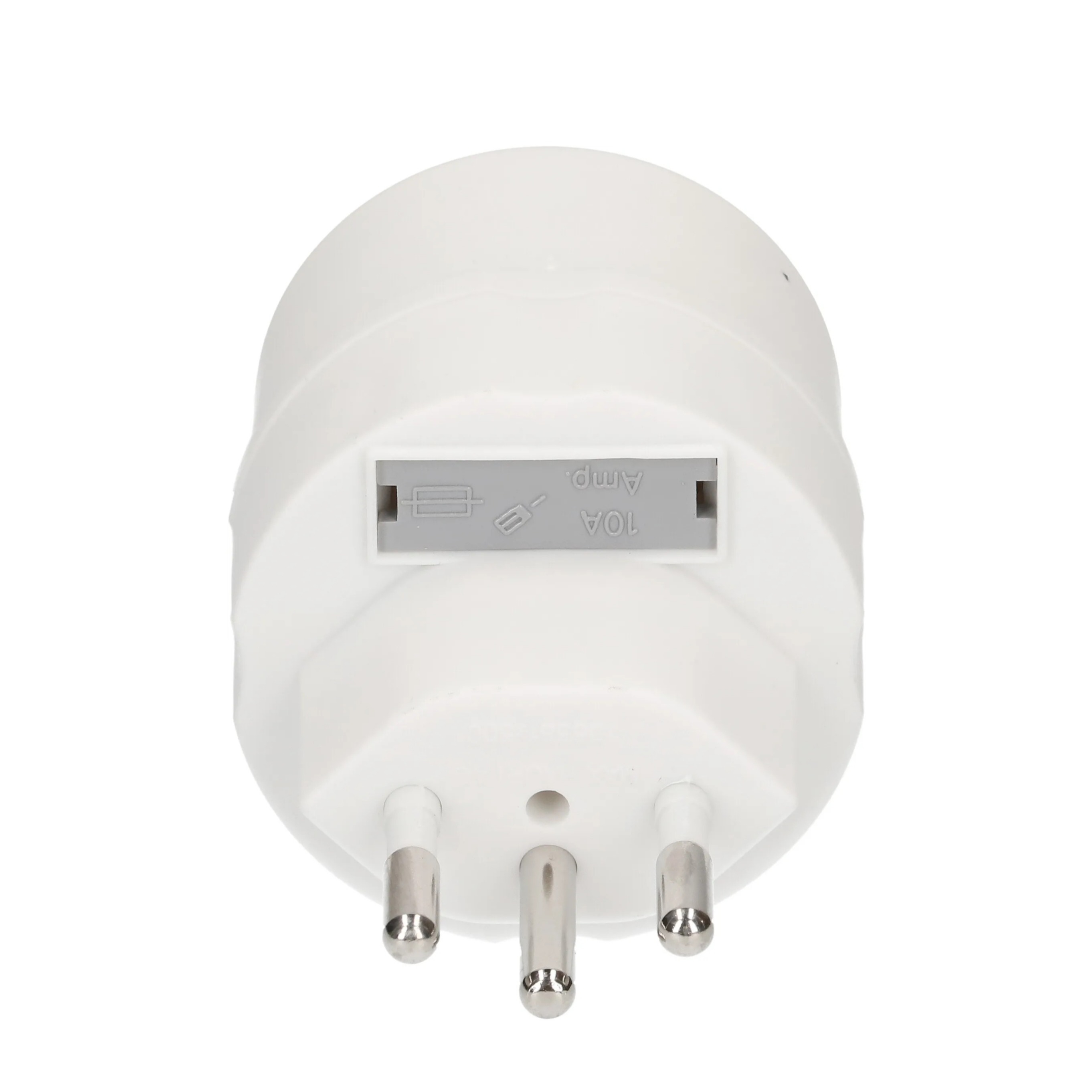 Reiseadapter Travel Adapter USA / Japan Typ 12 zu Schuko (3/2-polig) (162313) - Weiss
