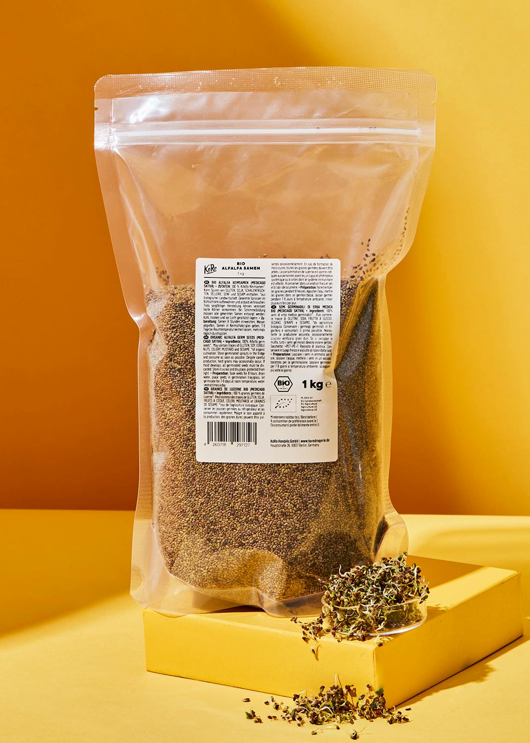 Bio Alfalfa Samen 1 kg