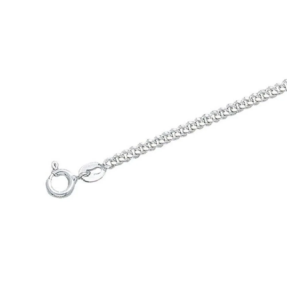Dive silver Curb Kette