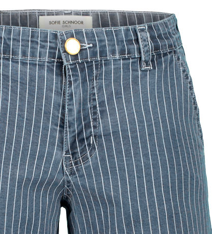 Sofie Schnoor Mädchen Jeans - Light Blue Gestreift