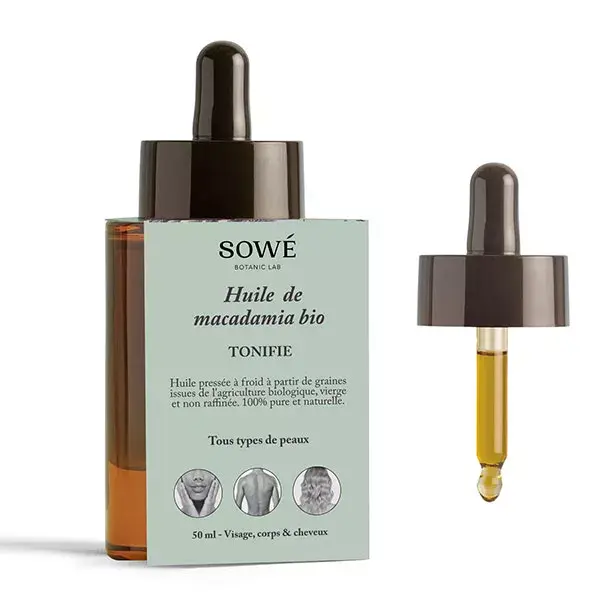 Óleo de Macadâmia Orgânico Puro Sowé 50ml