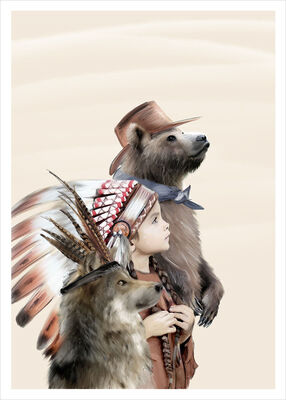 Linn Wold Poster 30x40 Lille Headdress
