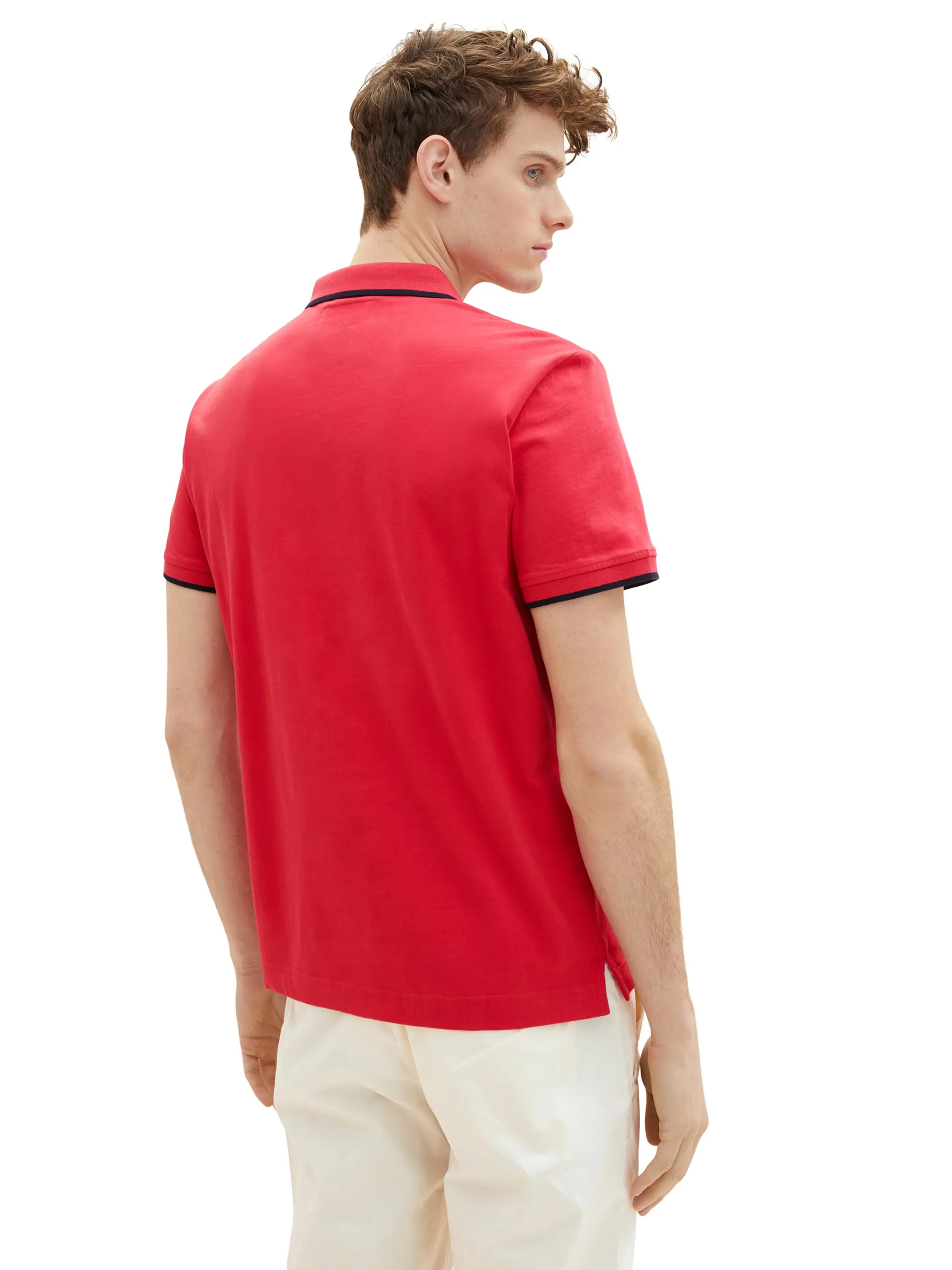 Herren Poloshirt mit kleinem Print