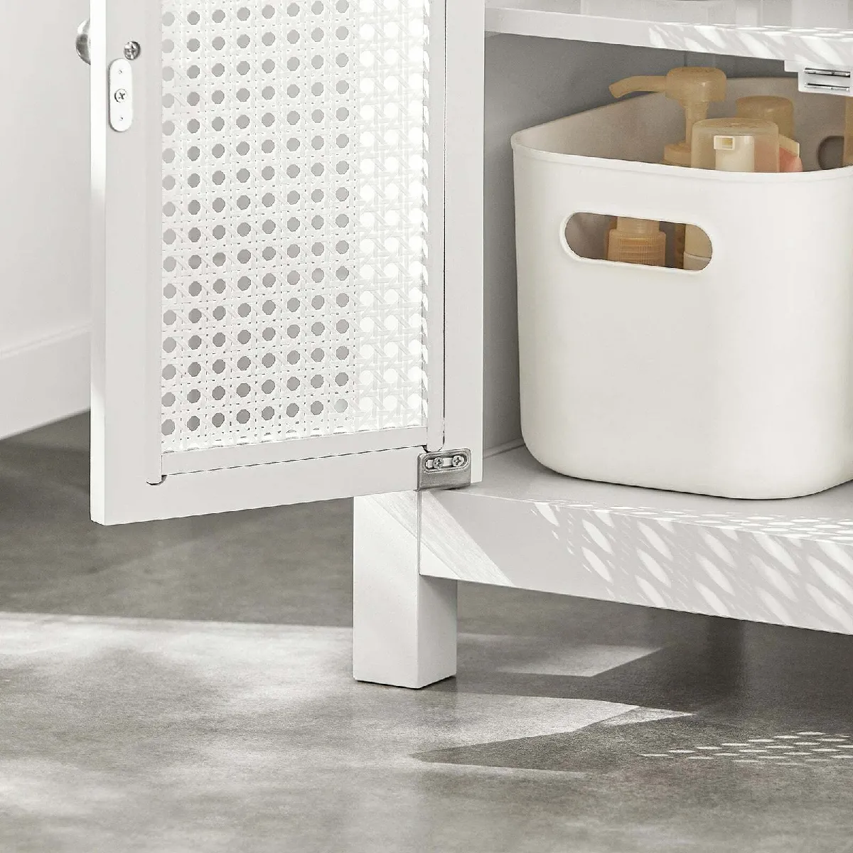 SoBuy BZR35-W Meuble sous-Lavabo Blanc