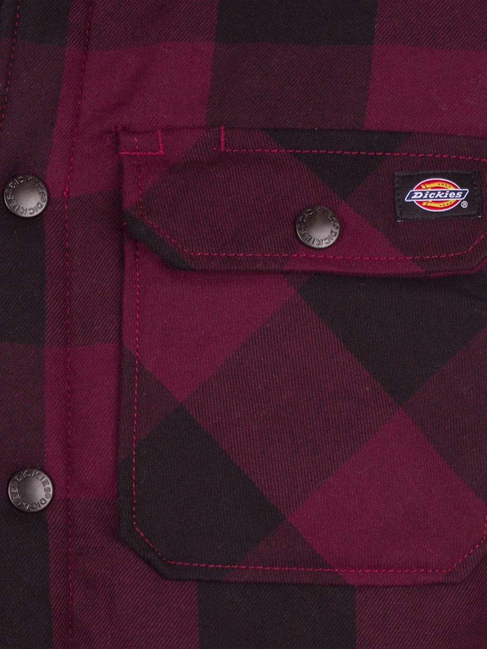 Dickies Lined Sacramento Shirt maroon