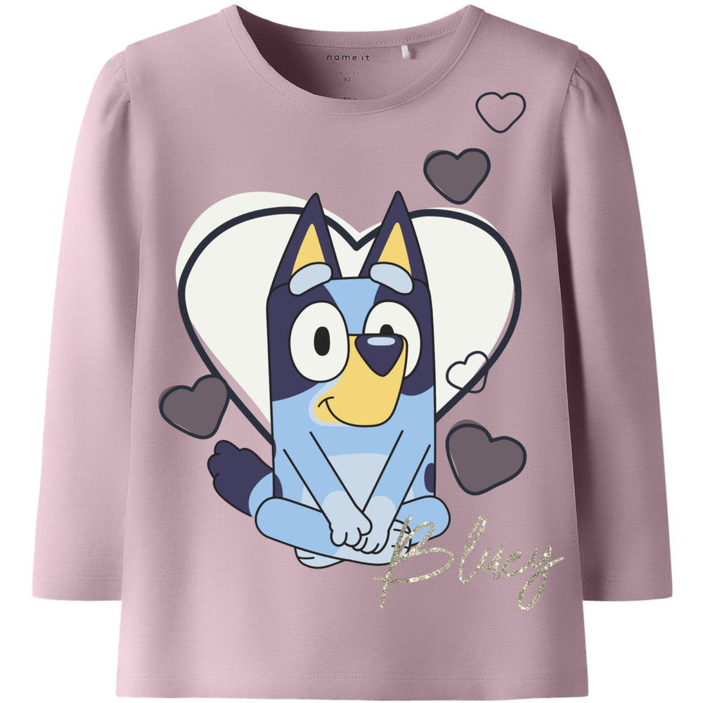Køb Name It Keepsake Lilac Nmfnema Bluey Ls Top Box Sky