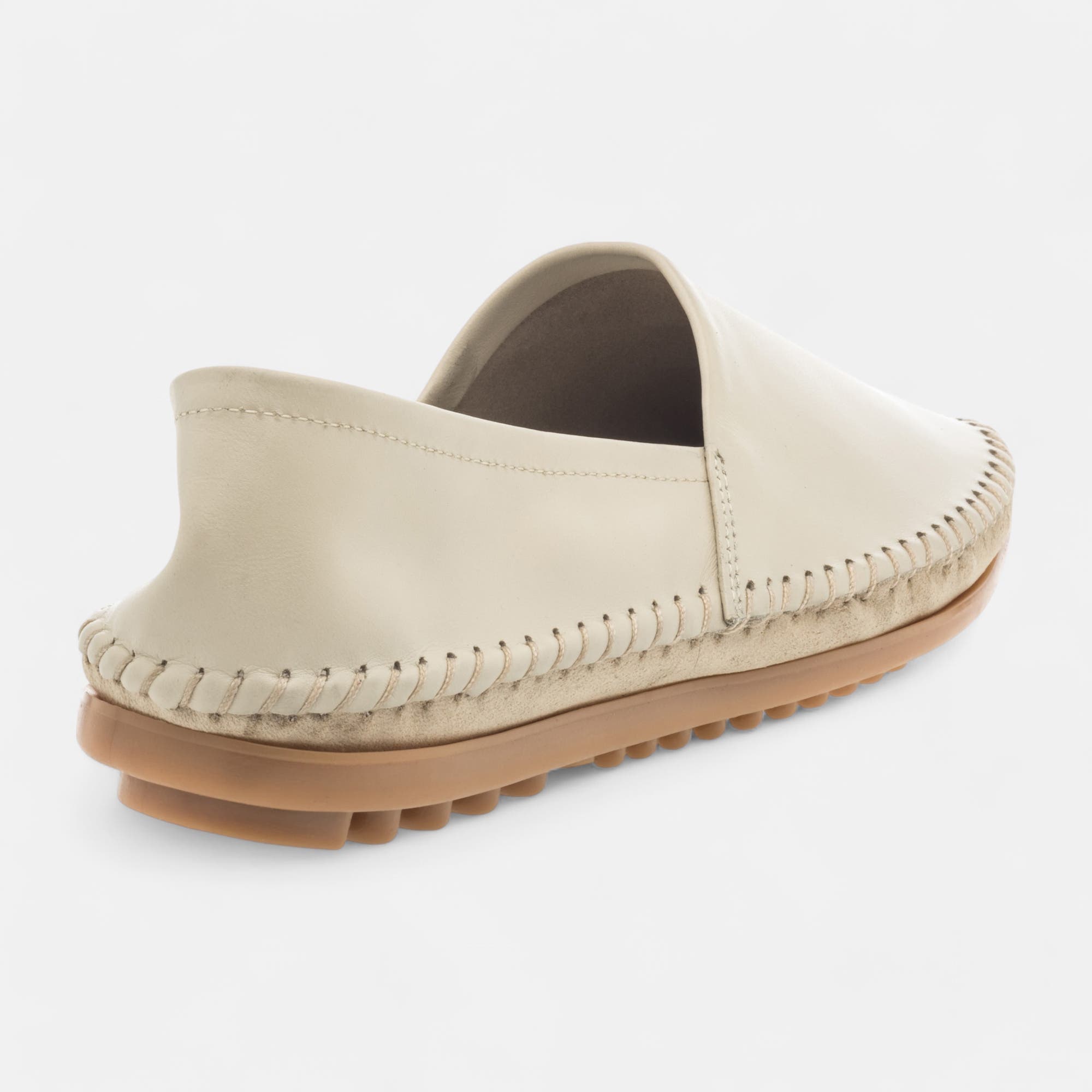 Mocassins Femme en cuir beige