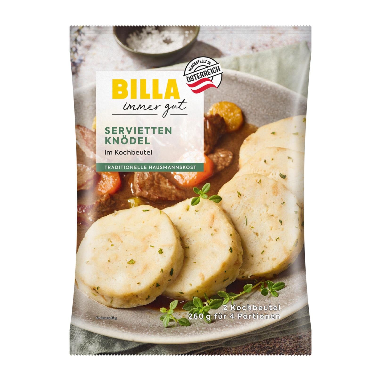 BILLA Serviettenknödel