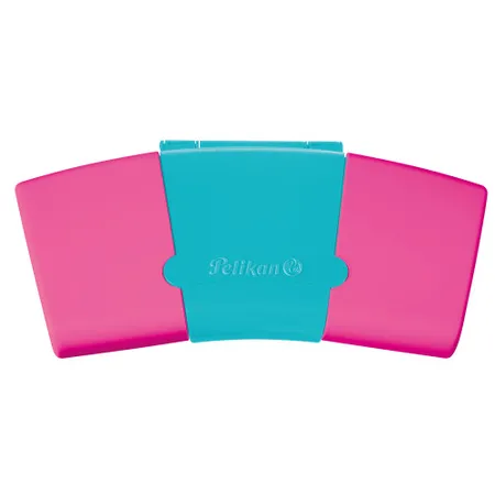 Pelikan Farbkasten ProColor®, Türkis/Pink, 12 Farben