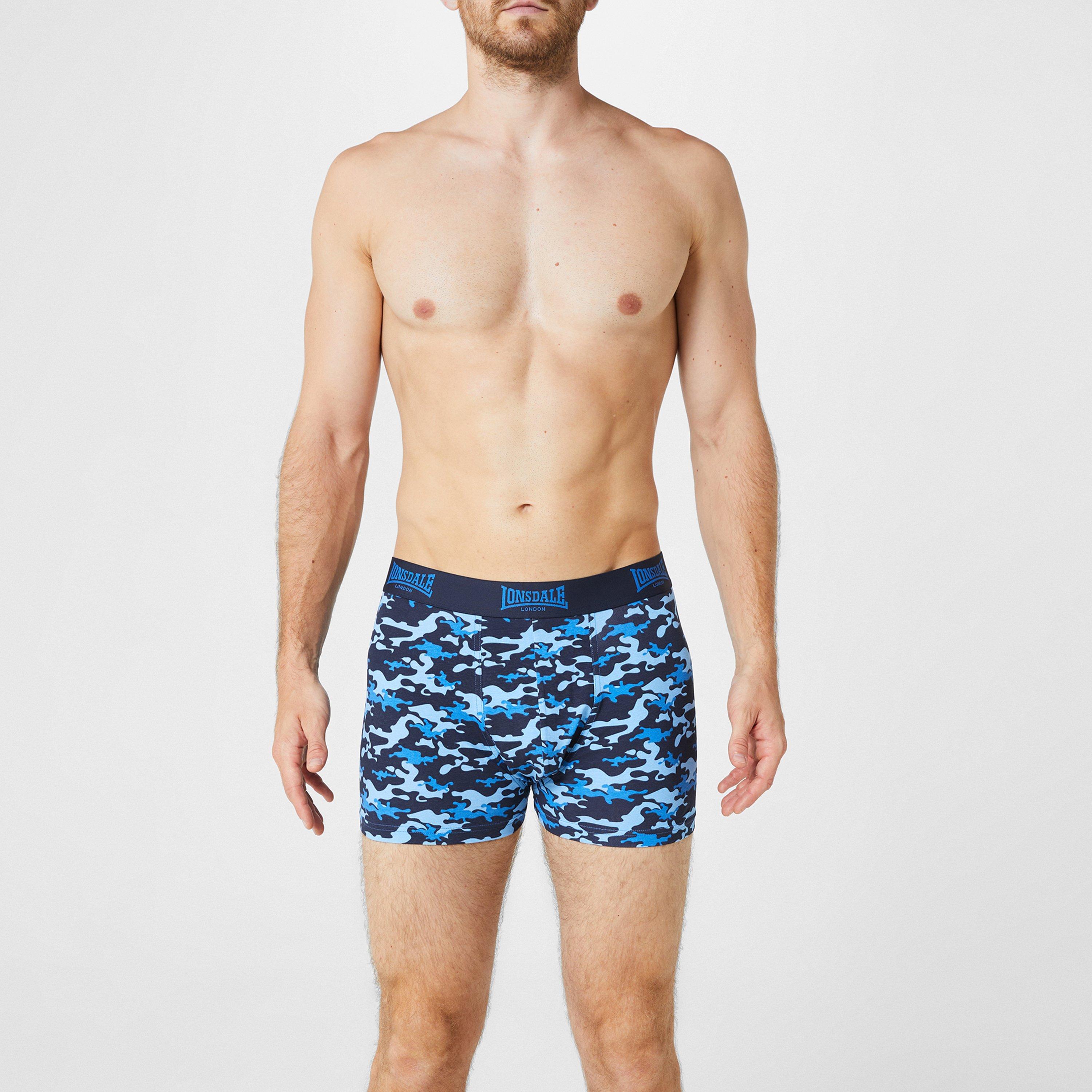 Lonsdale 2 Pack Trunk Mens