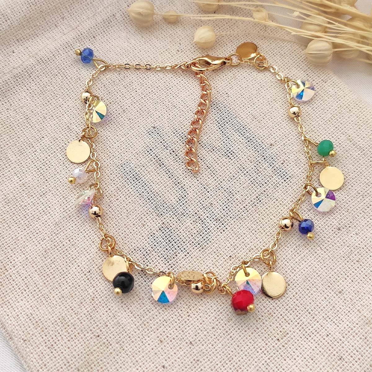 Bracelet de cheville - Laiton plaqué or