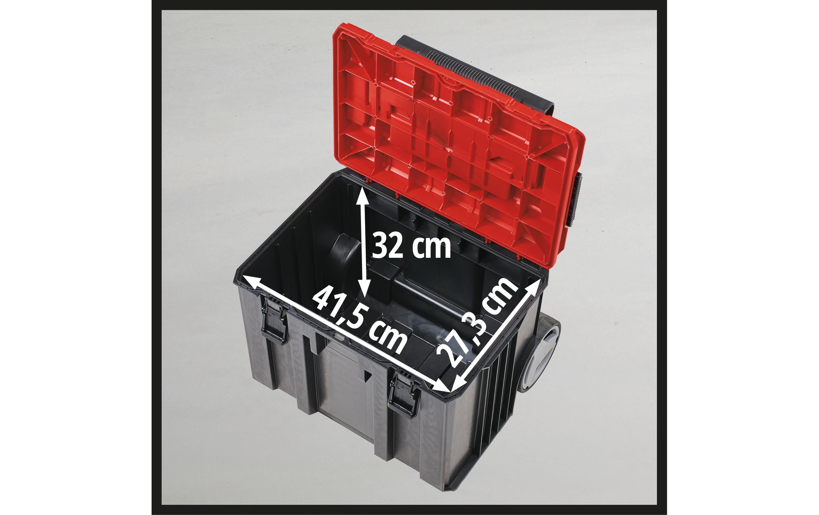 Systemkoffer E-Case L mit RäderModularer E-Case Werkzeugkoffer auf Rollen