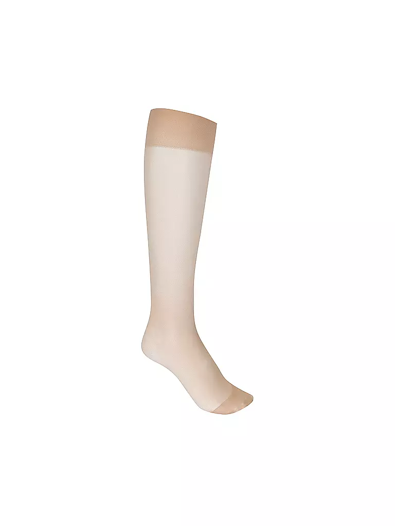 ITEM M6 Kniestrümpfe INVISIBLE 15 Den ivory beige
