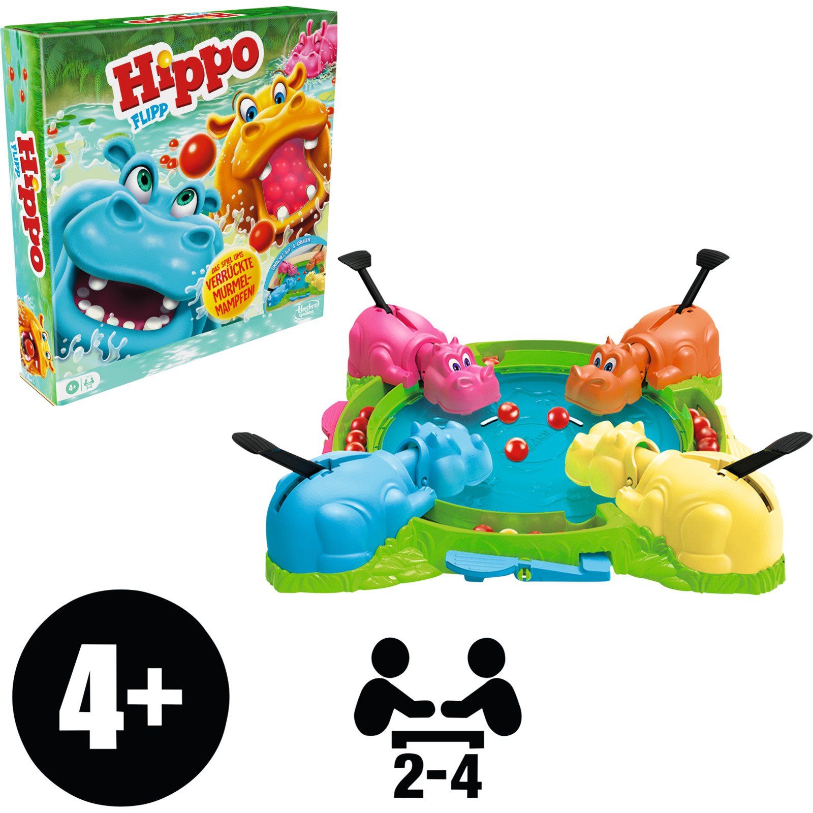 Hasbro Hippo Flip, deutsch