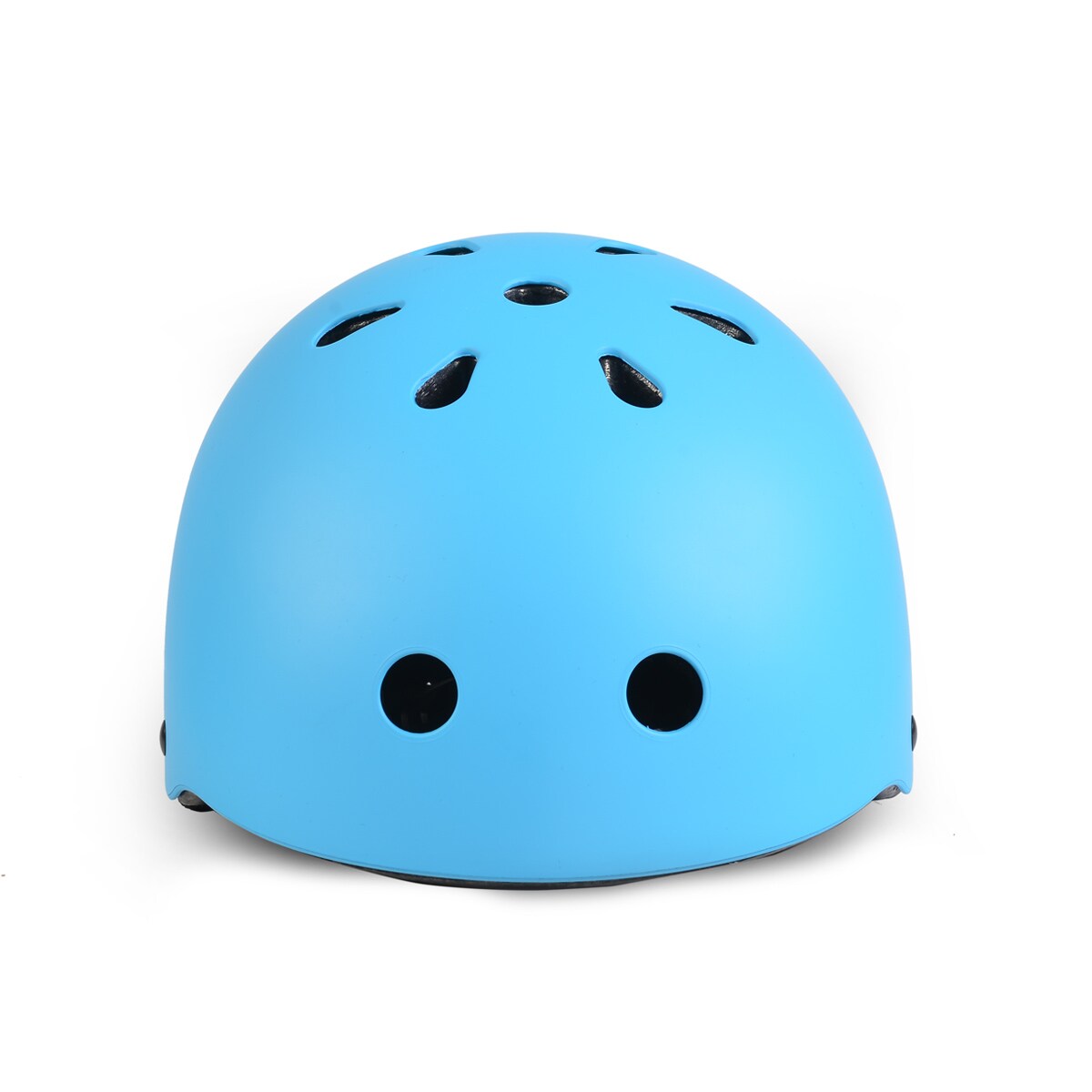 Byox Kinder Schutzhelm für Skater Y09, Größe M, einstellbar 54-58 cm, 11 Löcher blau