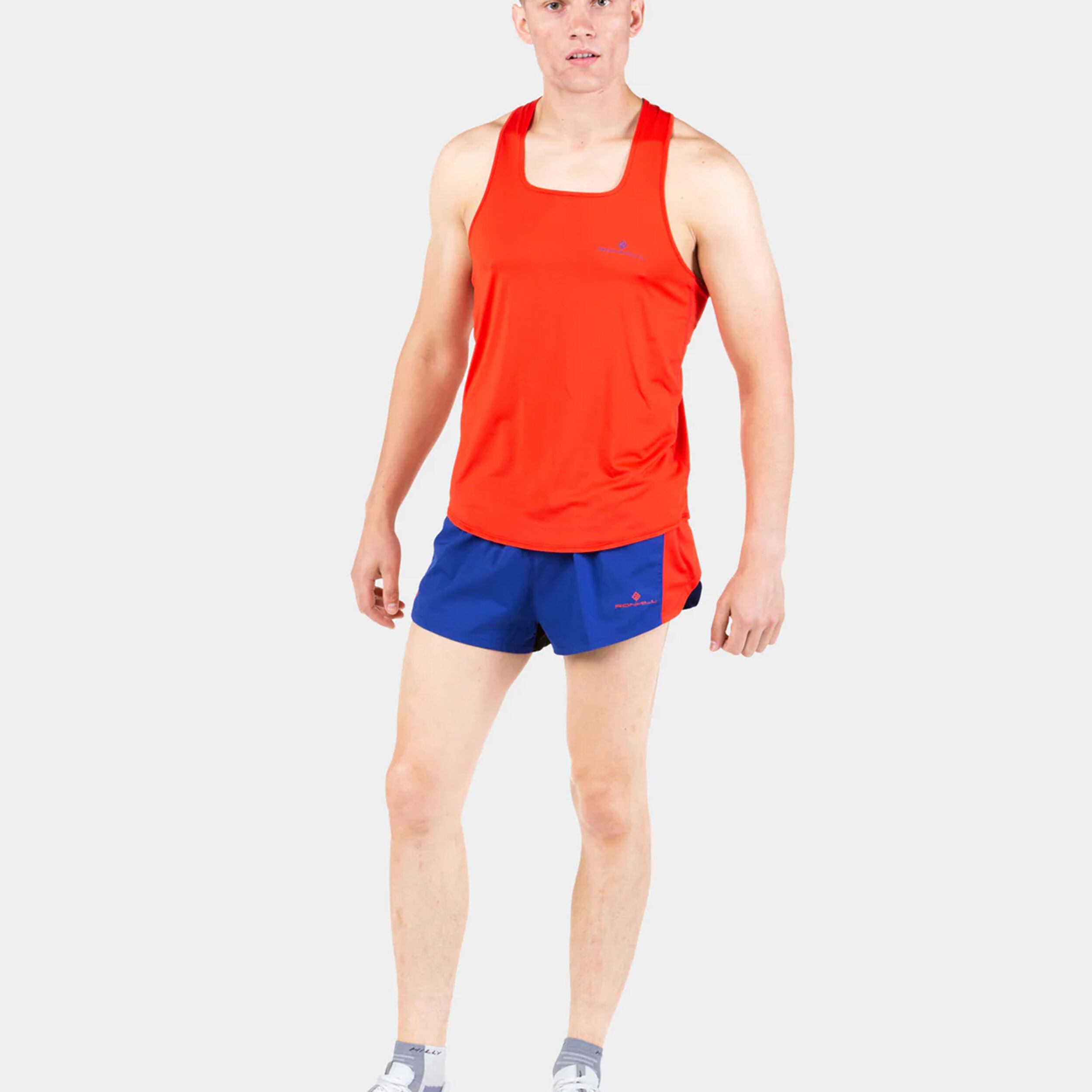 Ronhill Tech Revive Racer Débardeur Tank Top Hommes - Rouge , Jaune
