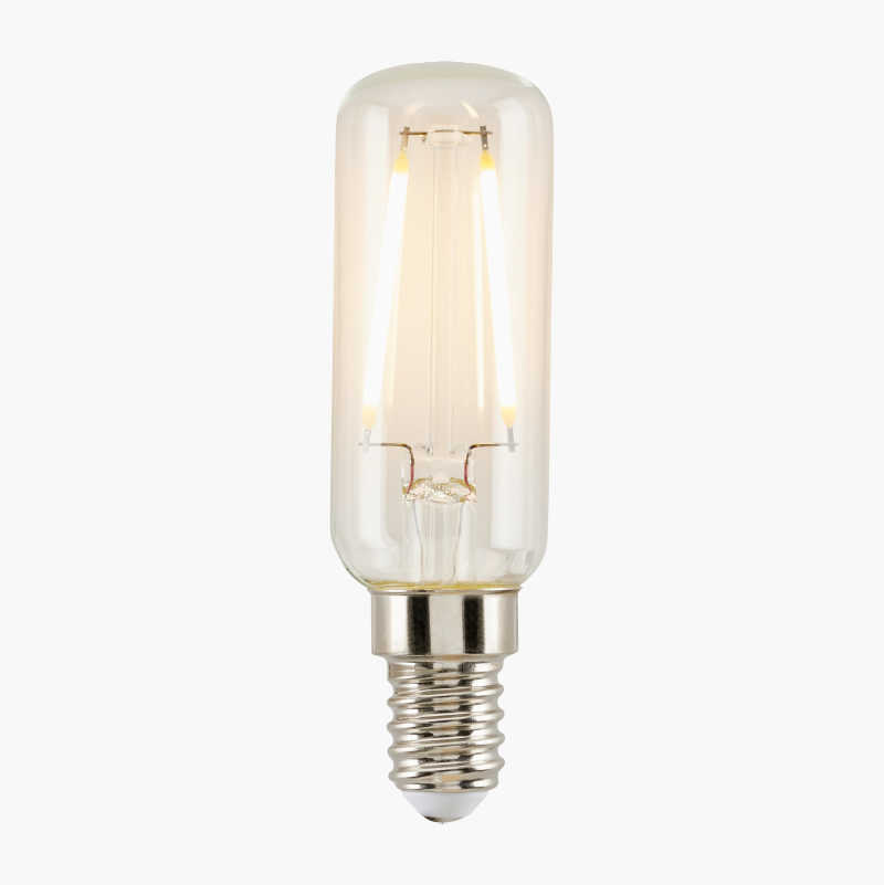 LED rørpære, E14, 2,5 W, dimbar