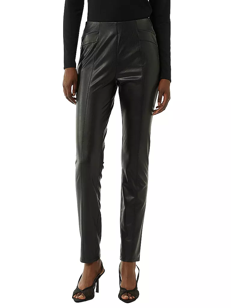 COMMA Hose Slim Fit schwarz