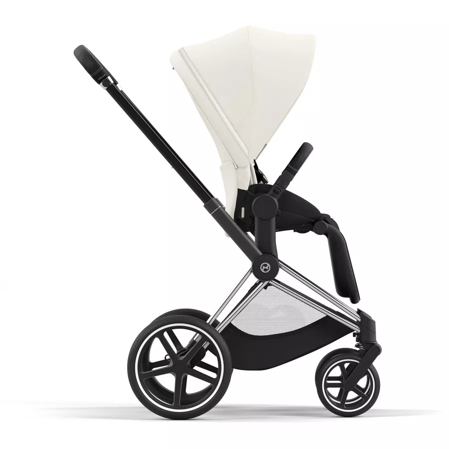 cybex PLATINUM Kombikinderwagen New Priam Chrome Black Off White