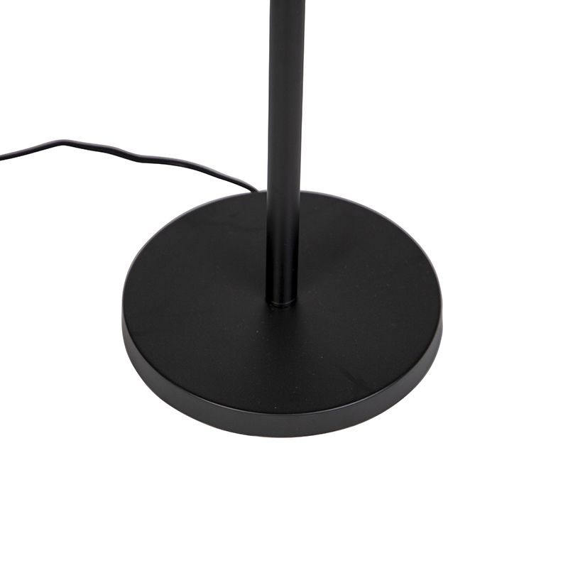 Moderne vloerlamp zwart zonder kap 149 cm - Simplo