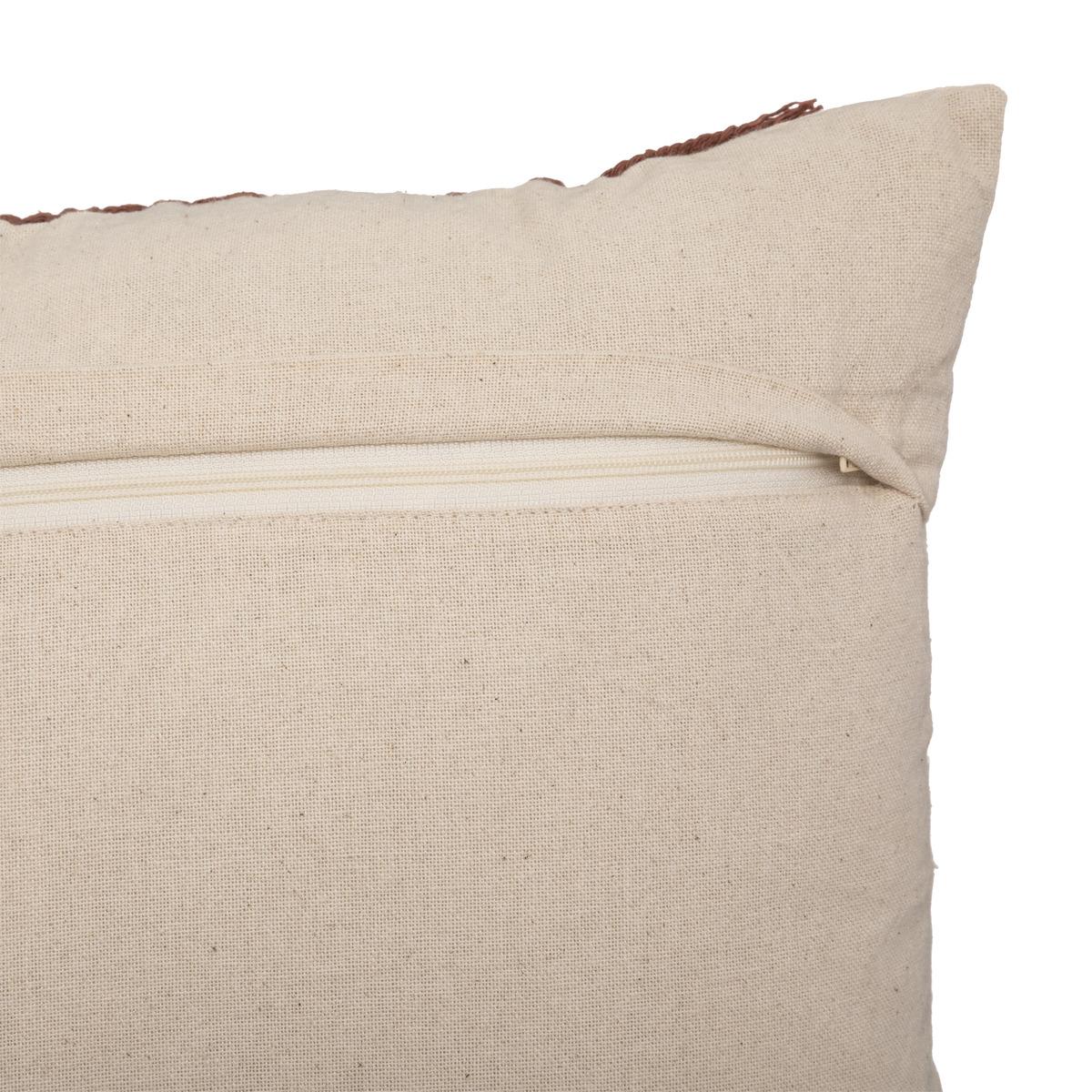 COUSSIN BANDE MACRAME ALICANTE 40X40CM
