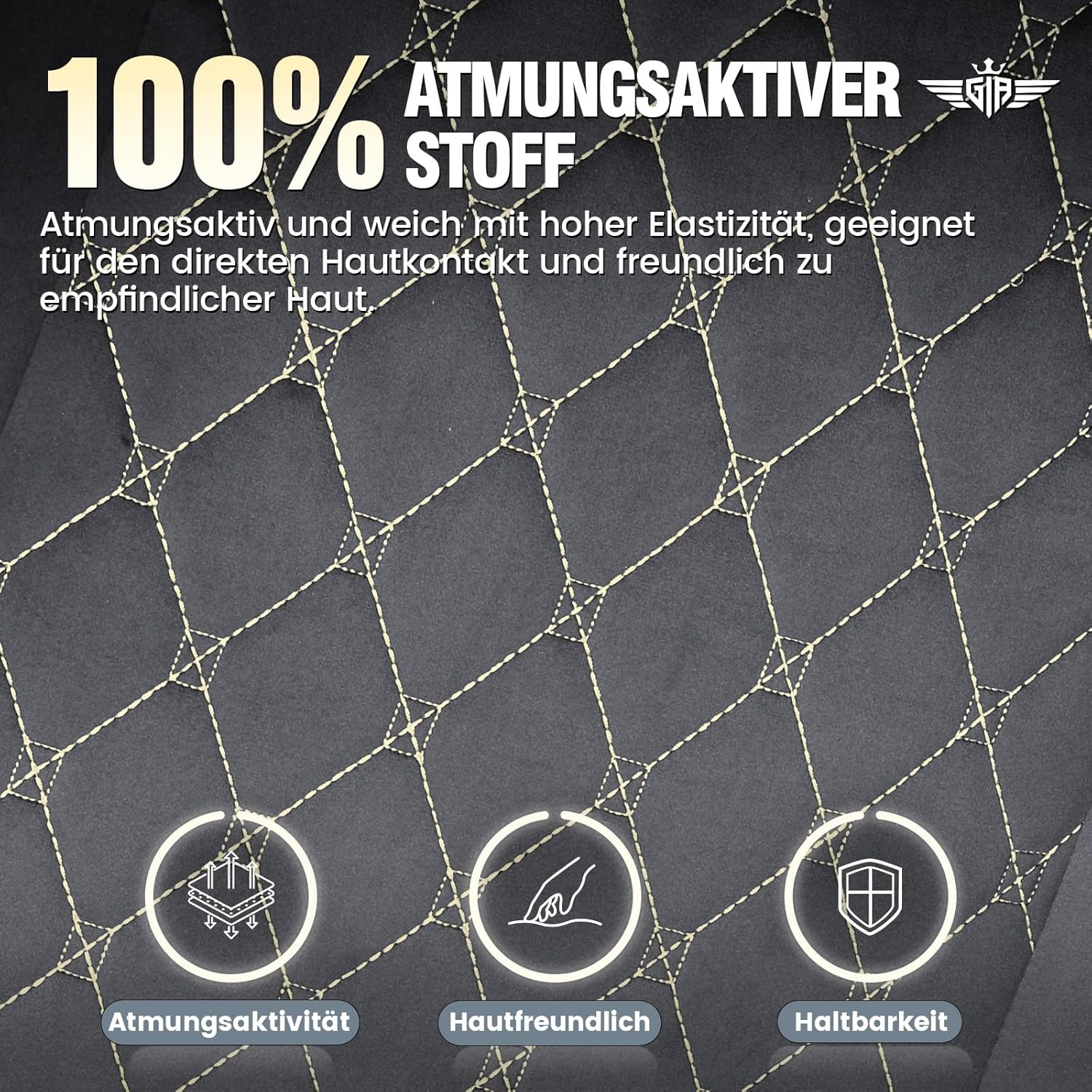 GTPLAYER Gaming Stuhl Stoff Gaming Chair Ergonomisch Bürostuh PC Stuhl, 150kg Belastbarkeit, Verstellbarer und Drehbarer Schreibtischstuh mit Federsitzkissen und Fußstütze, Grau