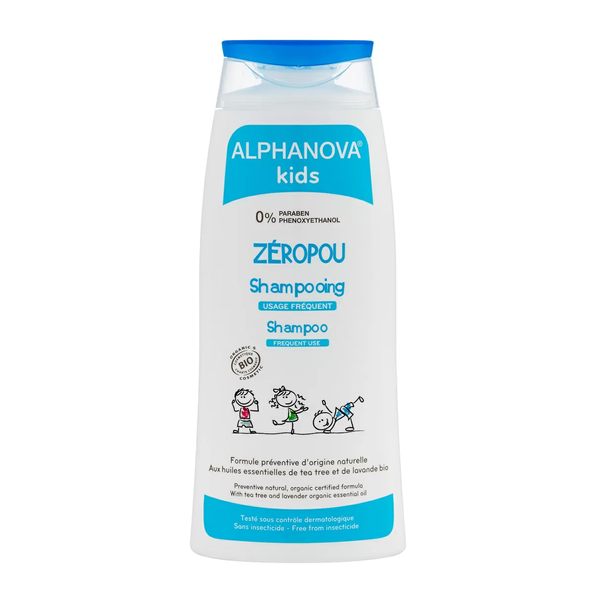 Alphanova Zeropou Shampoo - Nul lus - 200ml