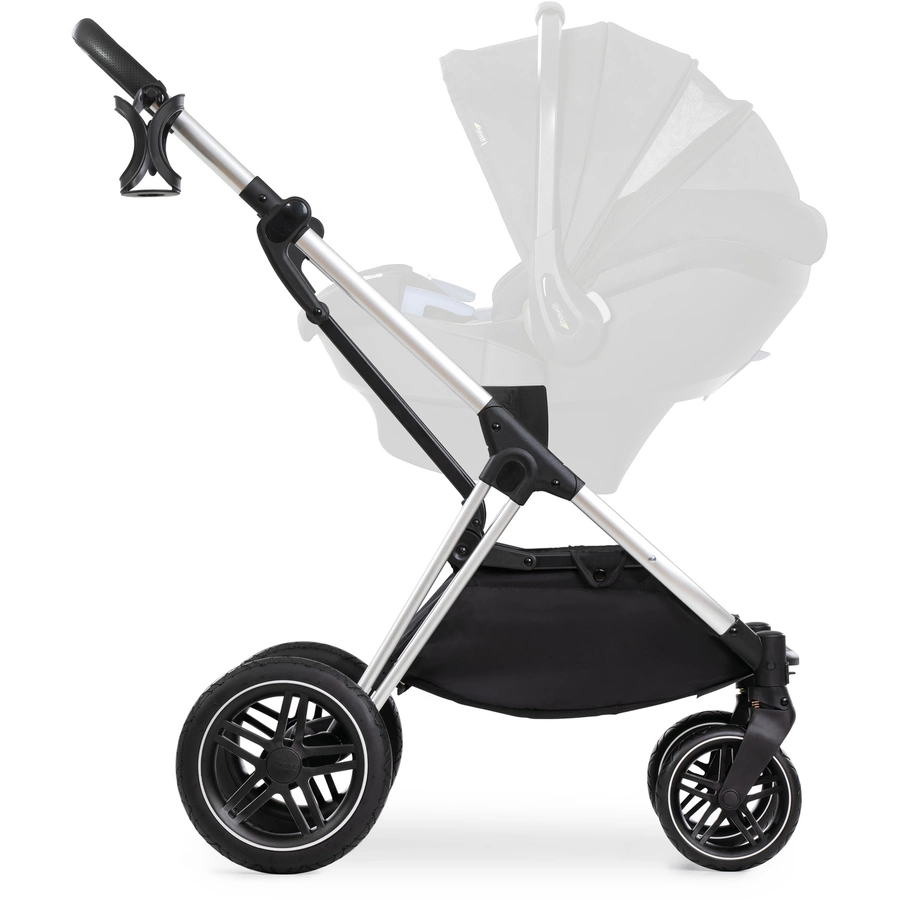hauck Kinderwagen Vision X Set Silver Melange Rose